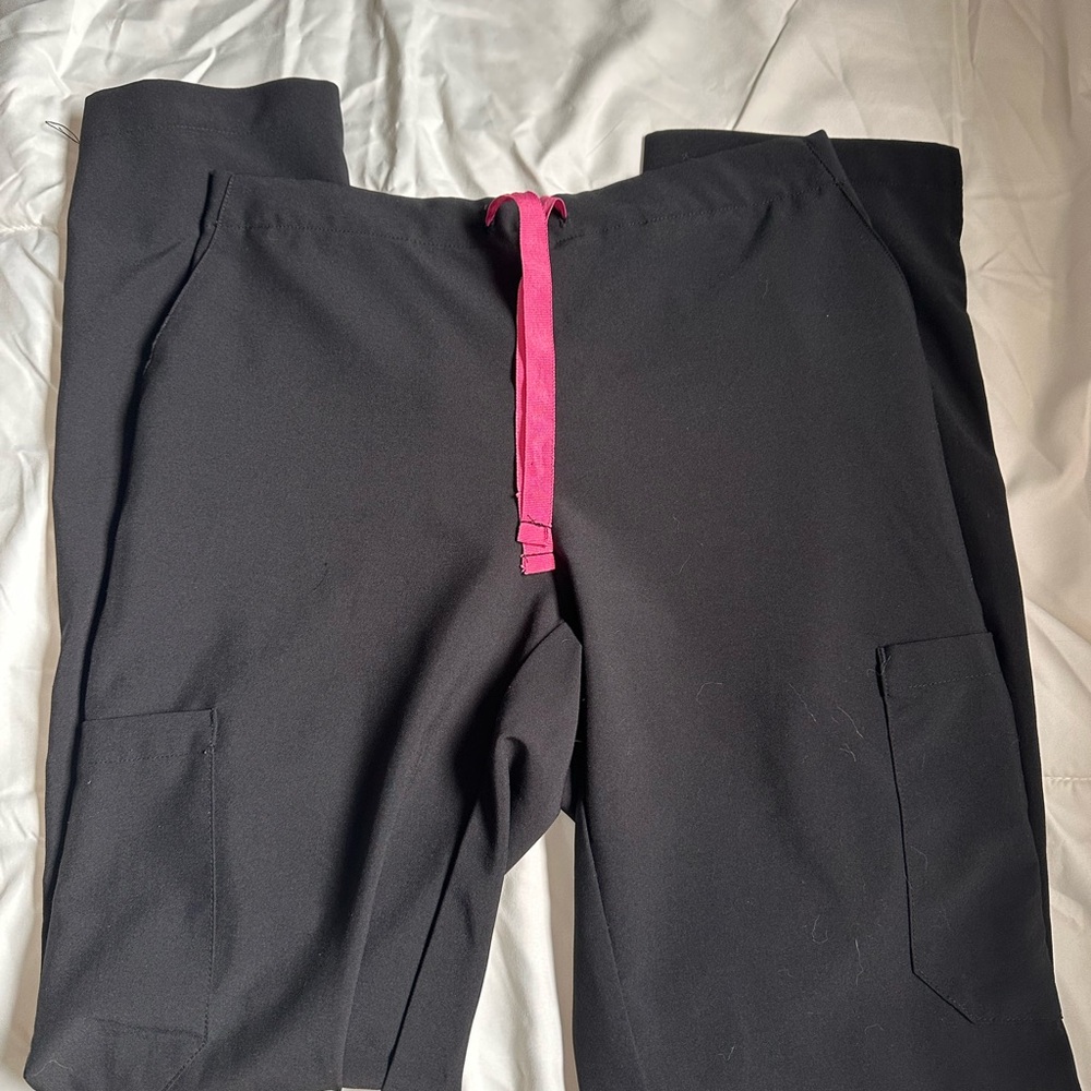 Crush Black Scrub Pants